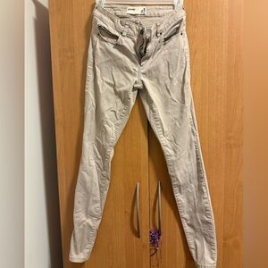 Garage Beige skinny jeans 
Size:03